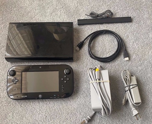 Wii console black 32gb - u,